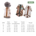 thumbnail image 2 of SIfdSeng Dog Clothes for Small Dogs Girl Summer Dog the Double Ring Buttoned Thermal Clothing Small Dog Sweater Female Dog Sweater Dog Jacket Dog Sweater with Leash Ring Girl Dog Clothes, 2 of 4