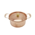 thumbnail image 4 of Siruishop Casserole en Cuivre Casserole à Soupe avec Couvercle Casserole à Double Poignée pour Induction, 4 of 8