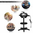 thumbnail image 4 of Costway Barbecue Électrique 1350 W Antiadhésif 4 Réglages de Température Extérieur Jardin Camping, 4 of 10