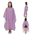 thumbnail image 3 of Barber Wrap Oilproof Haircut Cape Durable Rouge + Blanc + Bleu Salon pour Adultes pour Enfants, 3 of 8