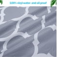 thumbnail image 4 of Apmemiss Clearance Waterproof Round Table Cover Fitted Clear Vinyl Tablecloth Elastic Oil-proof Wipeable Indoor Outdoor Plastic Table Cover Blue Leaf, 4 of 5