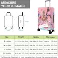 thumbnail image 2 of Travel Luggage Cover Suitcase Protector Fits 18-32 Inch Luggage Wheel Covers Patterned Travel Related Items Flower Luggage Protector Elastic Luggage Anti-scratch Suitcase Cover L, 2 of 5
