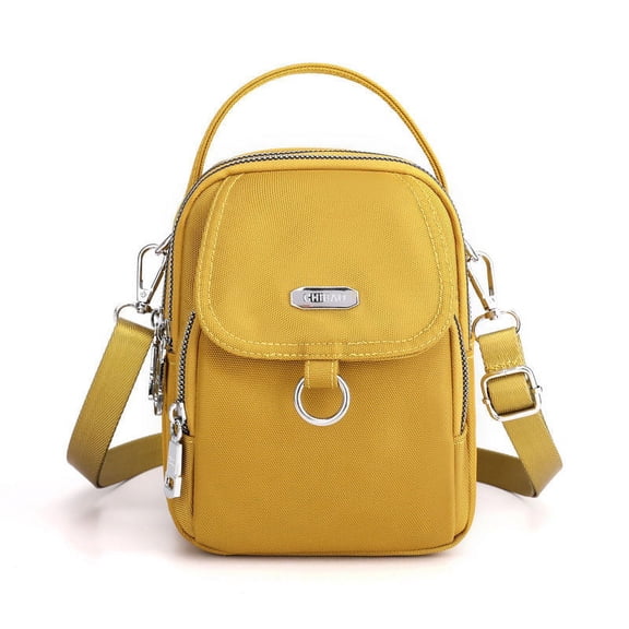 Vaidha Sac pour Téléphone Mobile à Compartiments Multiples Sac Messager pour Femmes Sac Décontracté en Tissu Sac pour Femmes à Bandoulière