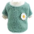 thumbnail image 1 of Kcodviy Sweaters Sweater Flowers Dog Sweatshirts for Small Dogs Neck Small Round Style Dog Clothes for Large Dogs for Dogs Girl Pet Small Dog Winter Sweaters Clothes, 1 of 8