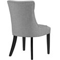 thumbnail image 4 of Modway Regent 20.5" Tufted Fabric & Solid Wood Dining Chair, Light Gray, 4 of 5