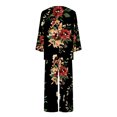 thumbnail image 5 of Ensembles de Gym pour Femmes 2 Pcs 2 Pcs Col Rond à Manches Longues pour Femmes Ensemble de Pyjama Confortable pour la Maison Ensemble de Sport Tenue de Détente Ensembles pour Femmes en Liquidation, 5 of 5