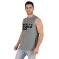 thumbnail image 4 of Inkmeso Printed Graphic World Okayest Dad€ T-Shirt For Mens Best Daddy Ever Gift T-Shirt, 4 of 7