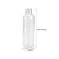 thumbnail image 3 of 6pcs 200ml Bouteilles en Plastique Transparentes Réutilisables Récipient Vide Boîtes Boîtes Boîtes avec Couvercle en Aluminium, 3 of 3