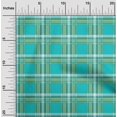 thumbnail image 1 of oneOone Polyester Lycra Fabric Tartan Check Print Fabric By The Yard 56 Inch Wide, 1 of 4
