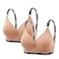thumbnail image 1 of 2PC Women's Everyday Bralette - Snug & Firmer Support Bra | Curvy Look Enhancer, Fully Stretchable & Shape-Retaining for All Ages, 1 of 5
