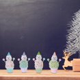 thumbnail image 3 of Snowman On Cupcake Ornament - Set of 4, 3 of 3