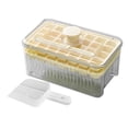 thumbnail image 1 of Ice Cube Tray with Lid and Bin Ice Trays, Ice Cubes Tray with Lid and Bin,56 Pcs Square Ice Cubes Molds with Ice Scoop,Easy Release & Save Space, Ice Cubes Storage Container Set, 1 of 9
