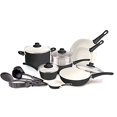 thumbnail image 1 of GreenLife Soft Grip 16pc Ceramic Non-Stick Cookware Set, Black - CC001021-001, 1 of 5