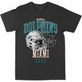 thumbnail image 1 of NFL Miami Dolphins Helmet Field Black Medium T-Shirt, 1 of 4