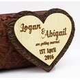 thumbnail image 1 of Custom Engraved Wooden Magnet Personalized Gift 10 Rustic Wedding Save The Date Wooden Magnet, 1 of 4