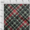 thumbnail image 1 of oneOone Cotton Poplin Fabric Tartan Check Printed Fabric 1 Yard 56 Inch Wide, 1 of 4