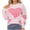 White 1, variant on BLVB Women's Cute Heart Sweater Love Print Valentine Knitted Top Casual Crewneck Long Sleeve Sweaters Pullover Tops