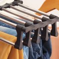 thumbnail image 2 of Trouser Hangers Multifunctional Trouser Rack Retractable Trouser Storage Rack Multifunctional Trouser Hangers Stainless Steel Hangers Home Multifunctional Foldable Trouser Rack, 2 of 5