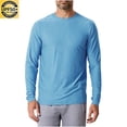 thumbnail image 1 of Pitauce Men's UPF 50+ Swim Shirt Rash Guard Long Sleeve Quick Dry Lightweight SPF Sun UV Protection Shirts for Hiking Fishing Running, 1 of 7