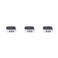 thumbnail image 3 of crativent Wall Charger 3 Port Universal Lightweight Compact USB Power Adapter Phone Charging Cell Cameras MP3 Gift Mobile Black 3Set, 3 of 6