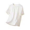 thumbnail image 2 of hengsof T-Shirt de Sport d'Été pour Filles en Soie Glacée Confortable et Respirant à Manches Courtes Col Rond Haut Évacuant l'Humidité T-Shirt de Sport, 2 of 6