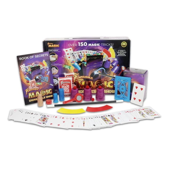 Fantasma Ensemble de Magie de Spectacle le Plus Incroyable - 150+ Tours (6006) - Trousse de Magie Classique pour Débutants, Garçons et Filles de 6 Ans et Plus, Bleu