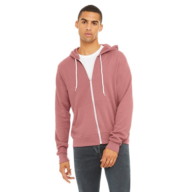 Bella + Canvas Unisex Sponge Fleece Full-Zip Hooded Sweatshirt