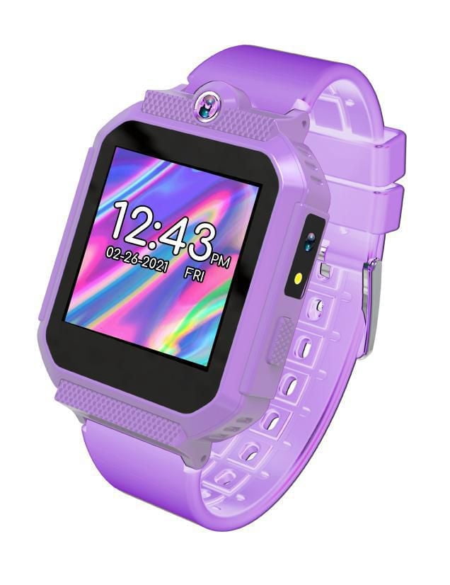 iTIME KIDS Body Temperature Interactive Games Watch Purple Design