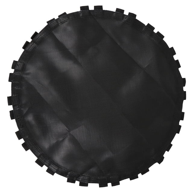 1Pc Black Trampoline Replacement Jumping Mat Trampoline Round Mat with Hook (Black)