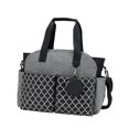 thumbnail image 1 of Multifunctional Baby Diaper Mummy Changing Bag for Mom and Dad Keys Bottle Black Gray, 1 of 8