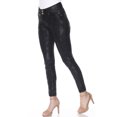 thumbnail image 3 of White Mark Pantalon pour Femme en Faux Suède à Imprimé Serpent, 3 of 5
