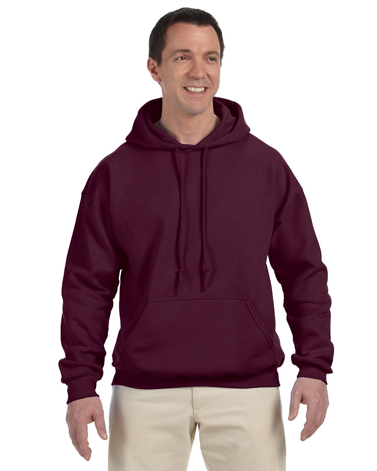 Gildan Men's Preshrunk Front Pouch Pocket Hooded Sweatshirt, Style G12500