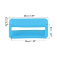 thumbnail image 2 of Unique Bargains Watch Band Strap Loops Silicone for 19mm Width Watch Band, Light Blue 4 Pack, 2 of 5
