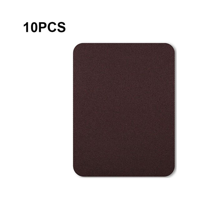 10 Pièces de Fer sur des Patchs pour le Fer sur la Réparation de Vêtements Accessoires de Vêtements Faits à la Main Fournitures de Couture pour Réparer Fixer le Coude Déchiré Jeans Café
