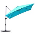 thumbnail image 1 of Patiojoy 10' Market Umbrella Outdoor Patio Square Offsete Blue, 1 of 6