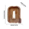 thumbnail image 3 of Wooden English Letter Savings Can with Transparent Glass Front for Coin Storage, 3 of 6