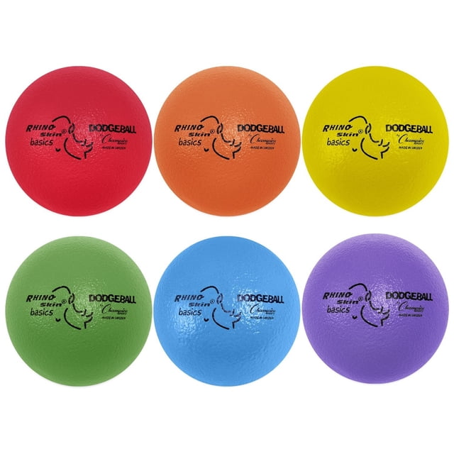 Champion Sports Bas7Ensemble Peau de Rhinocéros Ensemble de Base de Ballon-Chasseur, 7 Pouces