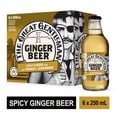 thumbnail image 1 of The Great Gentleman Spicy Ginger Beer Soda, Glass Bottle – Non-Alcoholic Caribbean Style Beverage, 1 of 12