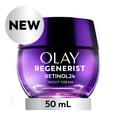 thumbnail image 1 of Olay Retinol 24 Face Cream, Anti-Aging Night Moisturizer, Fragrance-Free, Non Greasy - Anti-Wrinkle, Smooth Fine Lines, Tightening, Hydrating Skin Care - Peptides, Glycerin, 50 mL, 1 of 15