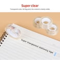 thumbnail image 2 of Graflsoa 1.8cm Hand-Tear Adhesive Tape Set, 18mmx20Y, 5 Rolls with 1 Transparent Cutter (Random Color), Ideal for Students & Office Use, 2 of 7