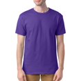thumbnail image 4 of Hanes T-Shirts à Col Rond ComfortSoft pour Hommes, Lot de 4, 2TG, Violet, 4 of 5