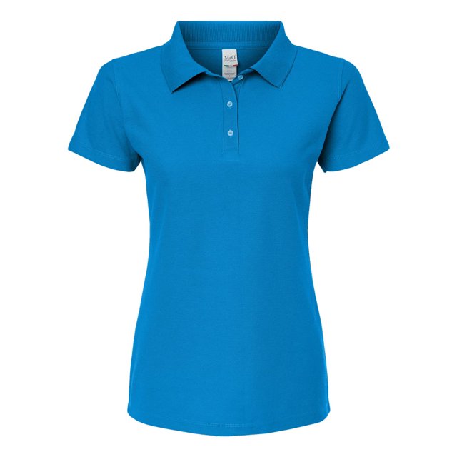 M&O 7007 Women's Soft Touch Polo