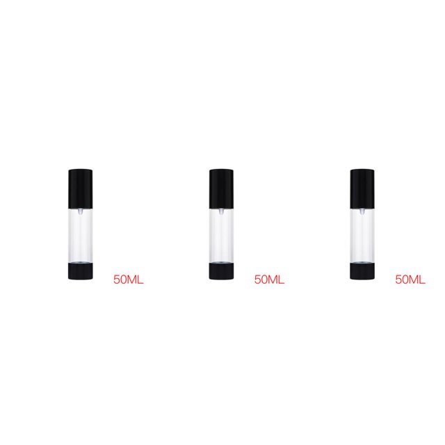 QualitChoice Portable Empty Lotion Cosmetic Storage Bottle Transparent Body Cosmetic Travel Container, 30ml 50ml 3Set