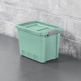 thumbnail image 2 of Sterilite Boîte Empilable 28 litres, Vert, 2 of 3