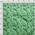 thumbnail image 3 of oneOone Tissu en Rayonne Vert Tissu Abstrait pour Robe Tissu Imprimé Tissu au Mètre 56 Pouces de Large, 3 of 4