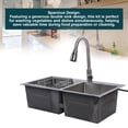 thumbnail image 4 of Kitchen Sink Kit, Pull Out Faucet Drop in Kitchen Sink Kit Drainer Basket  for Home Use, 4 of 7