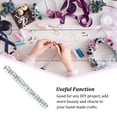 thumbnail image 1 of 100 Pieces Rhinestone Rondelles with Big Holes Charm Spacer Beads Jewelry Crystal Multi-colors Loose Bead for DIY Necklace White AB, 1 of 8