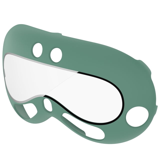 KOMI Applique Apple Vision Pro Étui de Protection Apple pour Casque VR, film de Étui Intégré, Étui de Protection, PC + film Trempé, Étui de Protection Intégré pour Casque Apple VR Apple Vision Pro