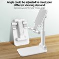 thumbnail image 3 of Desktop Tablet Mobile Phone Holder Stand Angle Height Adjustable Foldable, 3 of 8