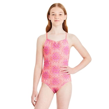 George Girls' Crochet One Piece Swimsuit
